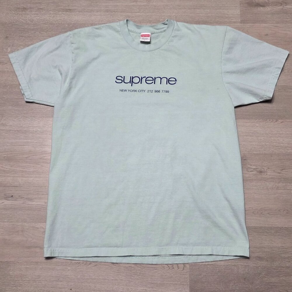 Supreme Shop Tee Light Teal (Large)